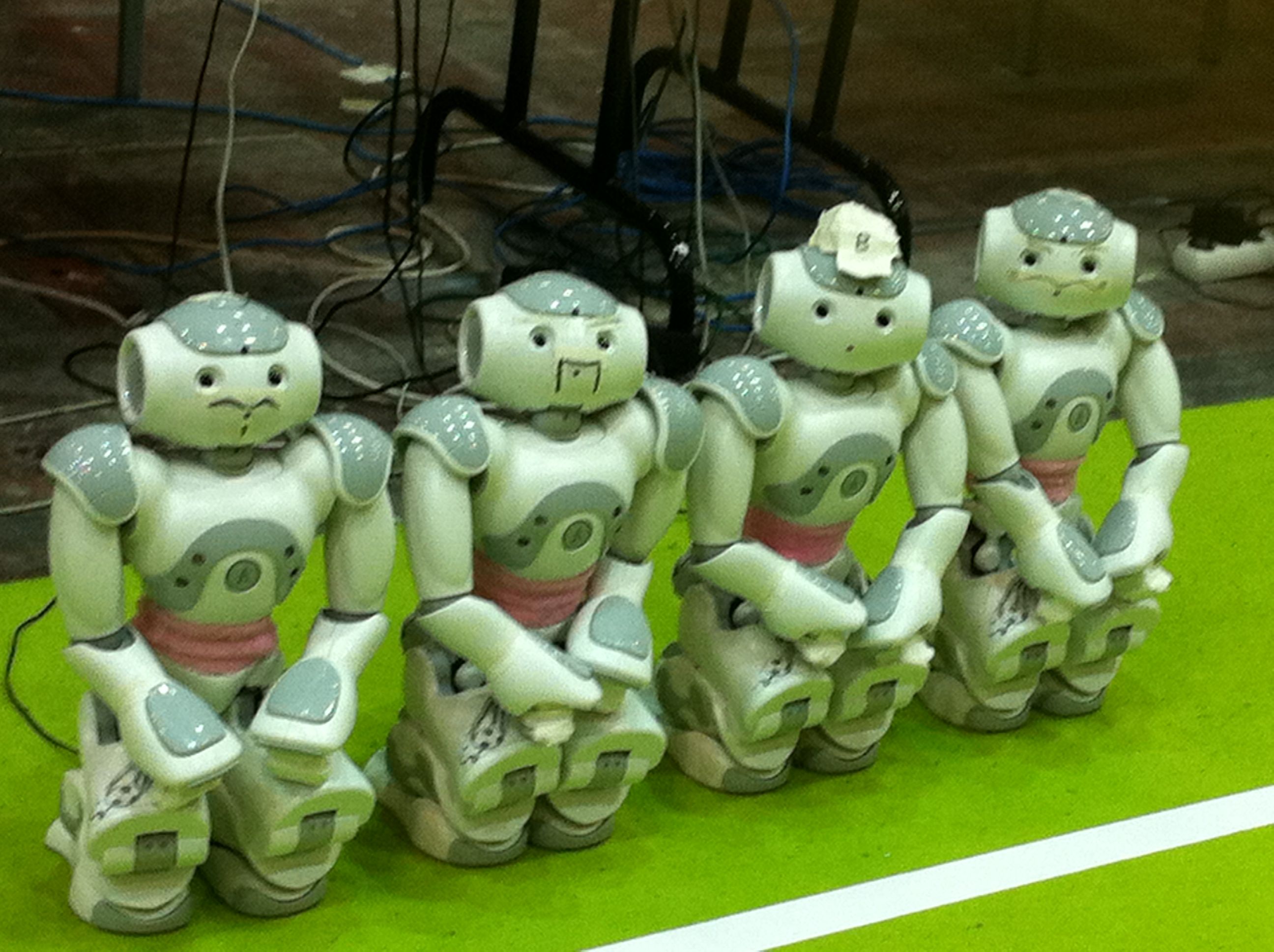 Soccer Playing Robots!